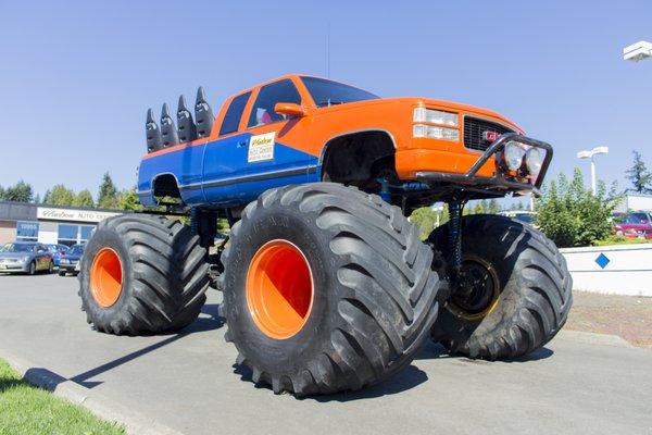 Hudson Auto Center's Monster Truck.