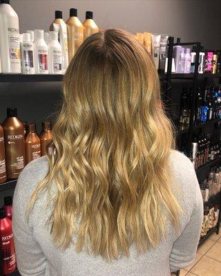 Classic balayage is perfect for this bride to be 
 @Ally  at Hollywood Blonde Salon