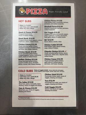 Hot and cold subs!