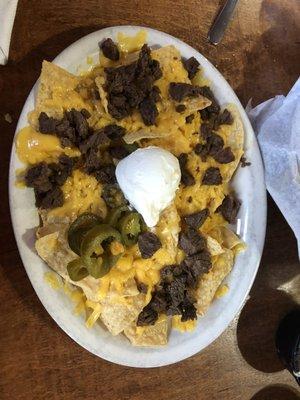 Fajita nachos