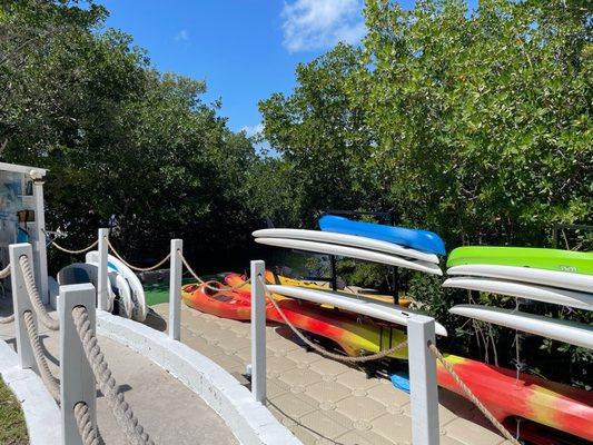 Canoes and equipment