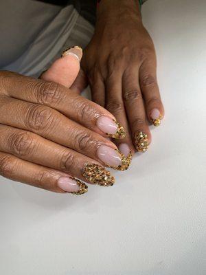 Bedazzled with gold gems! By Connie