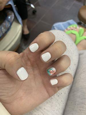 Pina colada - nail design Bo