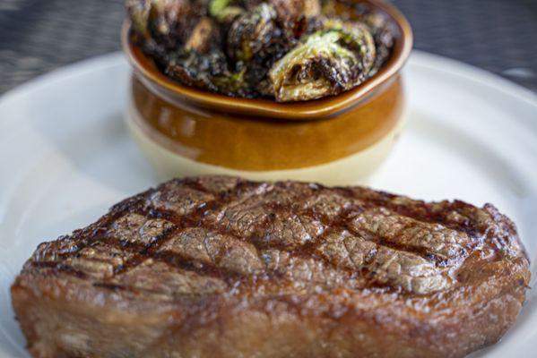 Ribeye and Brussels