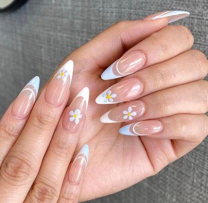 Home coming nail design Idea