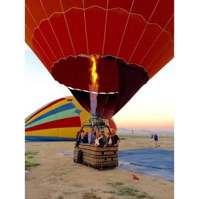 Hot air balloon ride