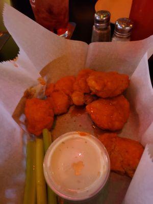 Boneless wings with Buffalo sauce