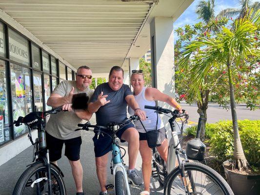 Fun e-bikes we rented