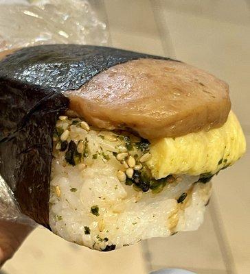 Spam & Egg w/Furikake Musubi