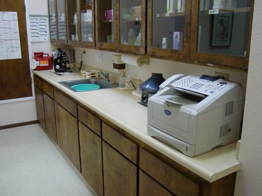 Lab/pharmacy area