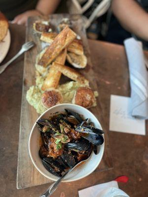 Coastal board - scallops were huge!