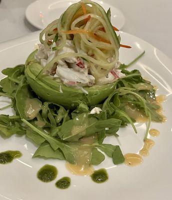 Avocado Crab Salad