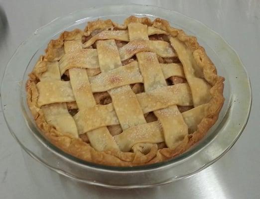 Homemade apple pie is so very yummy!