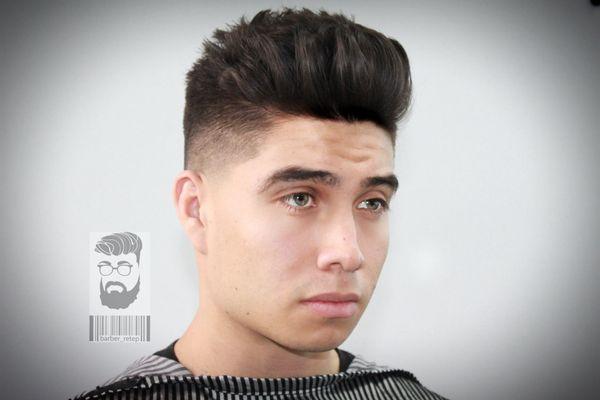 Haircut and style. Book now on capsbarbershop.com