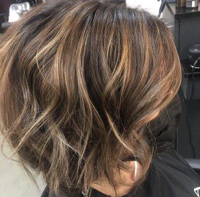 Balayage for depth