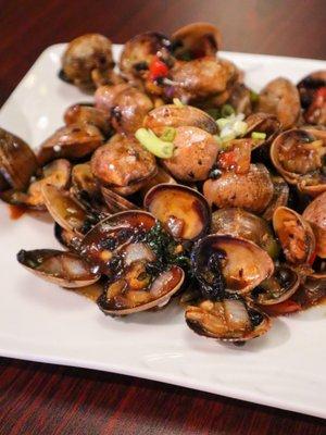 Sautéed Clams in Black Bean Sauce @tiffhuangry