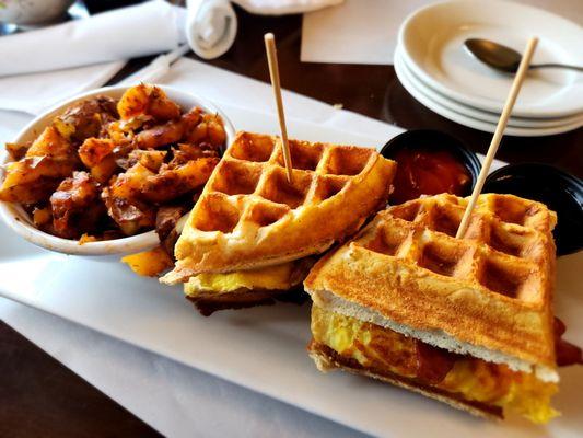 Waffle Slider Platter