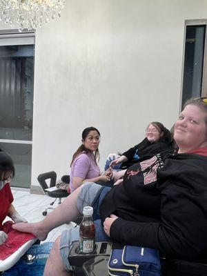 Family pedicure