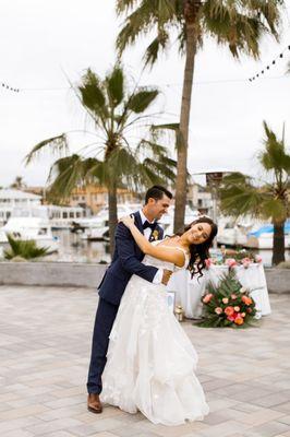 Our first dance choreographed by the wonderful Bernard