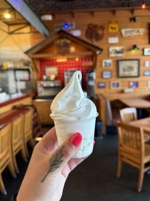 Vanilla soft serve