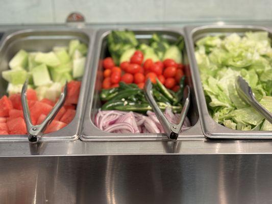 Lunch Buffet - Salad -Mix Fruit and Veggies