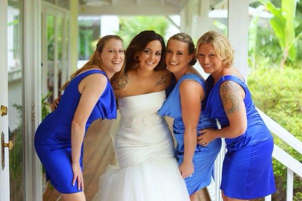 My bridesmaids looked amazing - and it was easy for people to get what they needed across state lines!