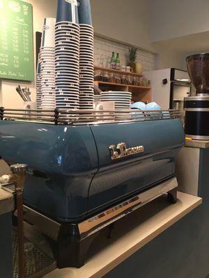 Cute little blue la marzocco