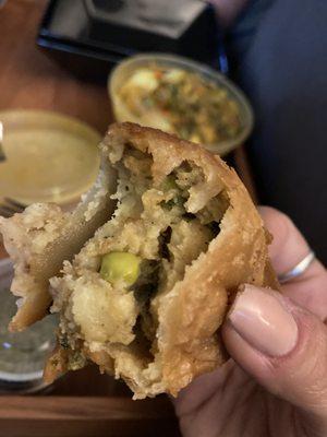 1. Vegetable Samosa