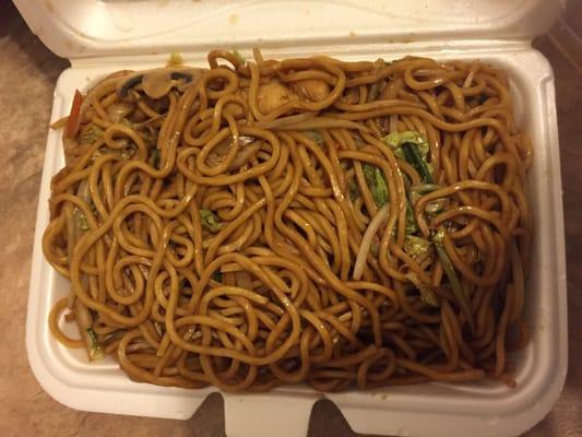 Chicken lo mein