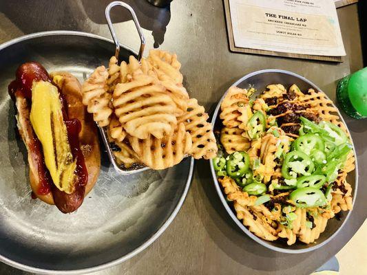 Hot dog & Korean fries