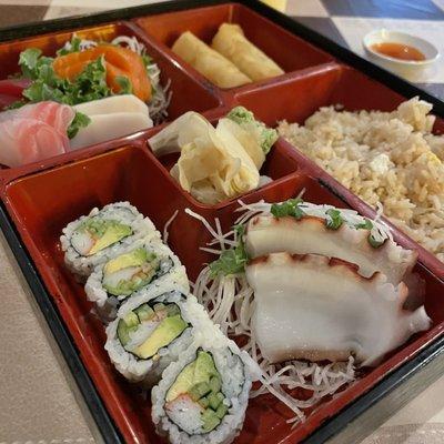 Sashimi bento