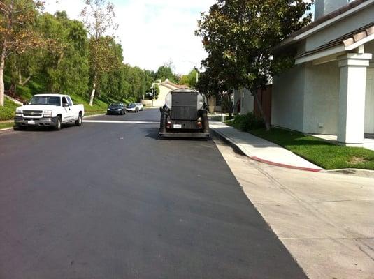 Cleaning curbs!