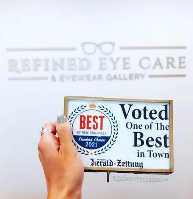 Winner of Best Eye Doctor 2021!