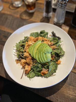 Kale & Salmon salad- $16. Would've enjoyed a little more dressing. Very filling!