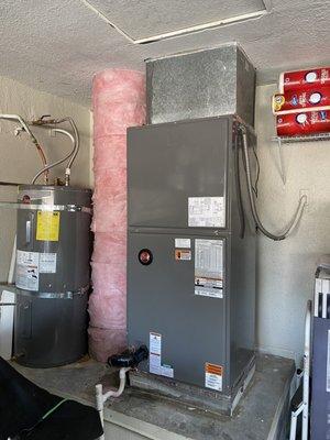 Our beautiful new Rheem air handler