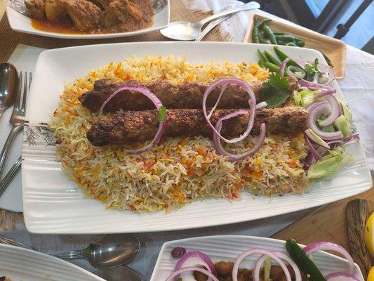 Kabob platter