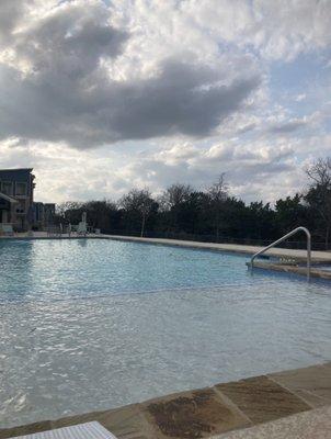 Tranquil pool area