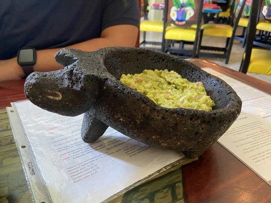 8.27.22 table guac $9.95 not recommend