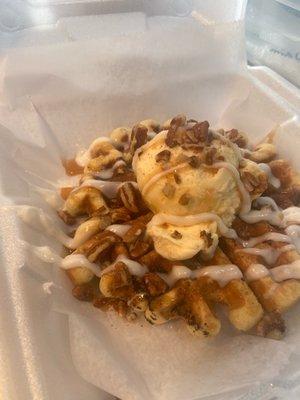 Cinnamon waffle