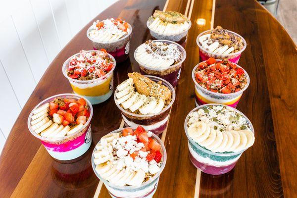 So many delicious options from our superfood bowls!