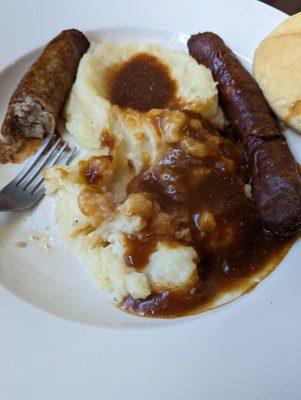 Bangers and mash