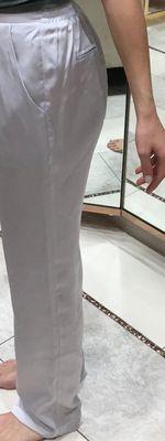 Tailored silk pants