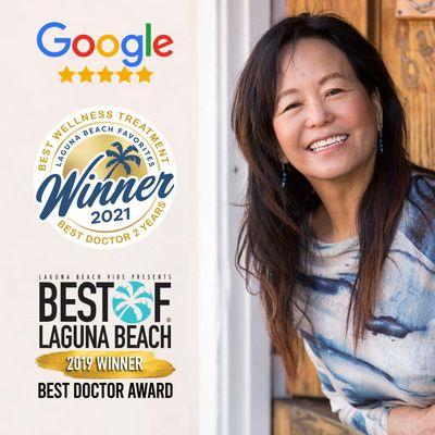 5 Stars on Google, Laguna's favorite Wellness Treatment and Doctor