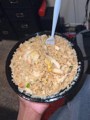 20. Chicken Fried Rice with Shrimp Added!