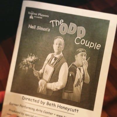 The Odd Couple performance, January 2015