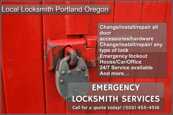 If you need help now, we're the best company to call. If you need a locksmith, do give us a call at (503) 455-4516.