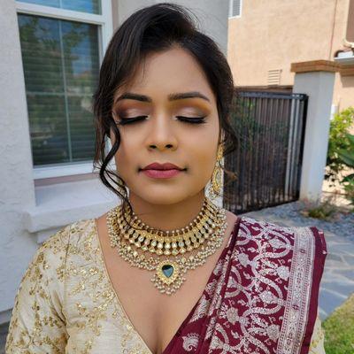 #sandiegowedding #sandiegohenna  #pakistanibride #mehandi #indianhairmakeup #saridrapping  #partymakeup  #indianbridalservices