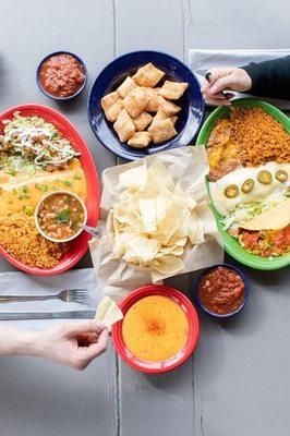 mexican food and tex-mex food, highland village