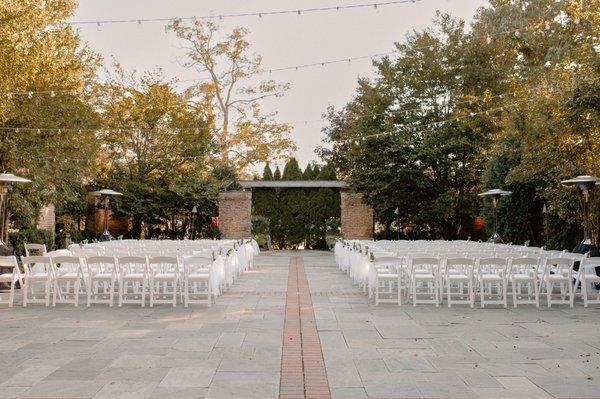 Ceremony in the garden