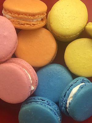 Assorted macarons